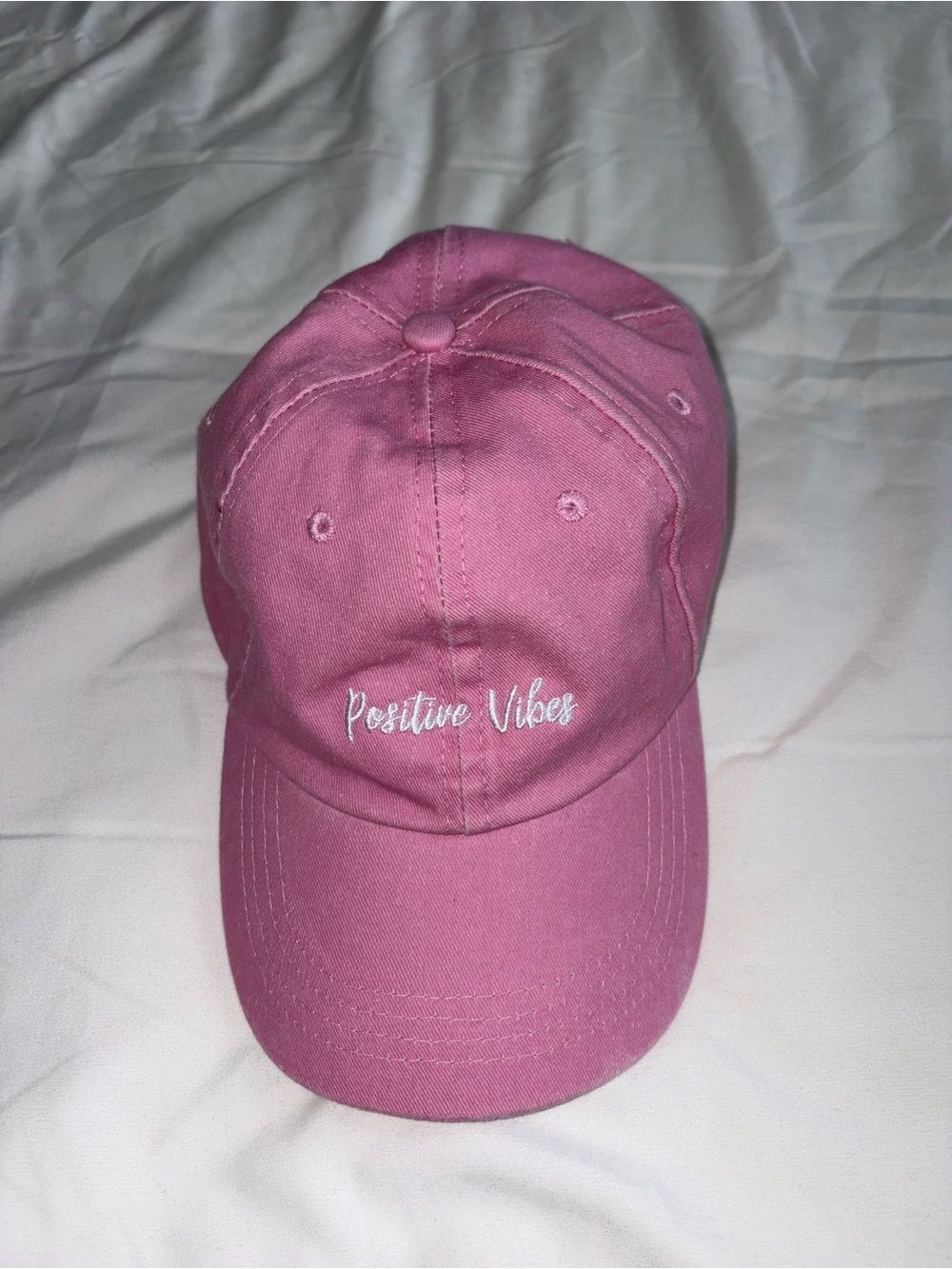 Ardene Pink "Positive Vibes" Baseball Cap